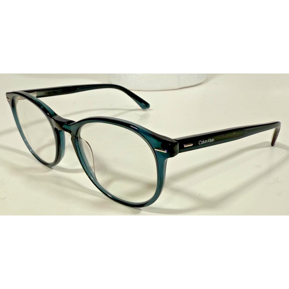 Calvin Klein Eyeglass Frames 52-19-140 Blue CK22504 Round Square Designer